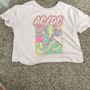 AC/DC shirt light pink